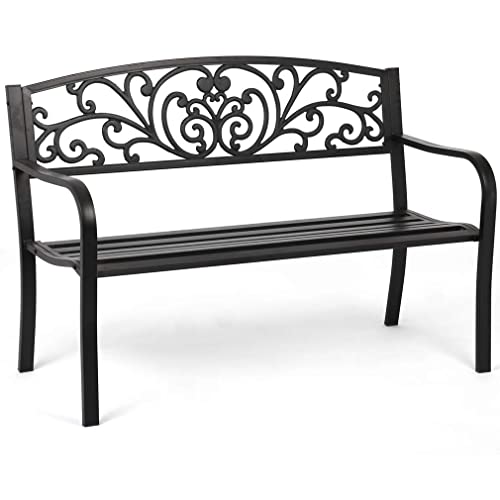 Discover the Perfect Yard Furniture: Metal Patio Bench for Outdoors – Clearance Sale!